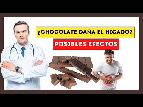 El chocolate negro es malo para el higado