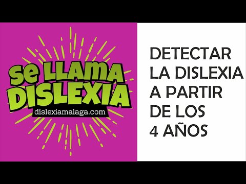 Dislexia en ninos de 3 a 5 anos