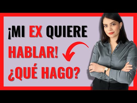 Mi ex quiere quedar para hablar