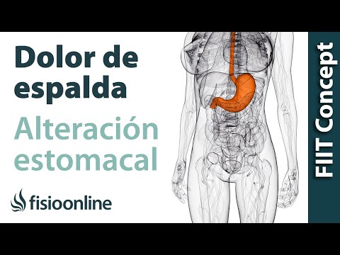 Dolor en epigastrio que se irradia a espalda