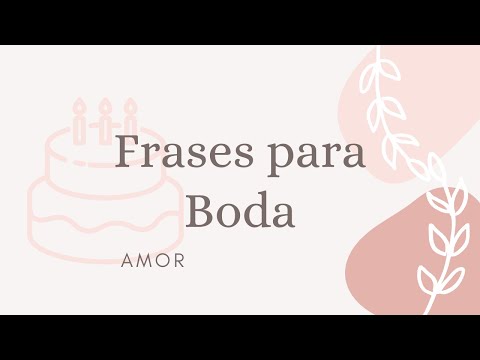 Frases originales para felicitar una boda