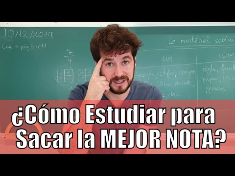 Como estudiar para un examen y sacar 10