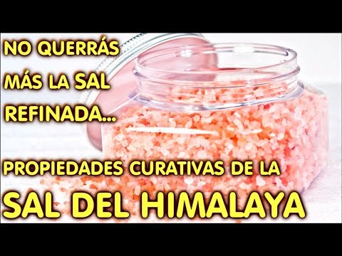 Propiedades de la sal rosa del himalaya