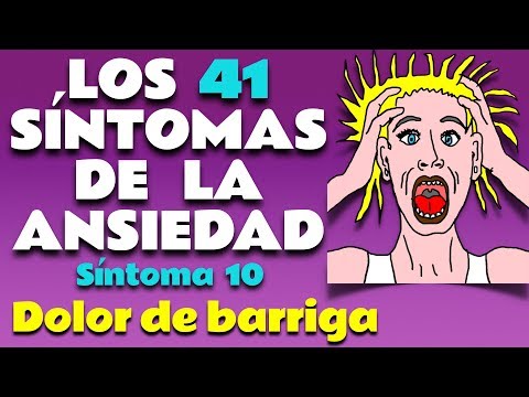 Sintomas de dolor abdominal por nervios