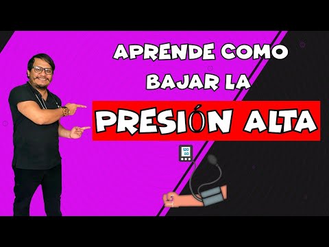 Como bajar la tension arterial rapidamente