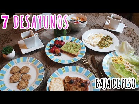 7 desayunos para bajar de peso