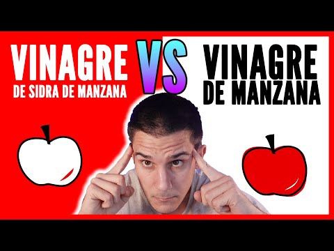 Vinagre de vino o de manzana