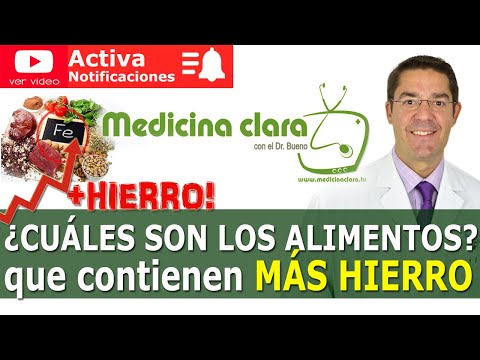 Alimentos que contienen hierro para la anemia