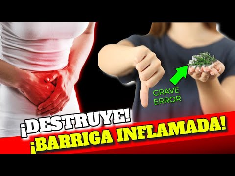 Barriga hinchada y dura con dolor