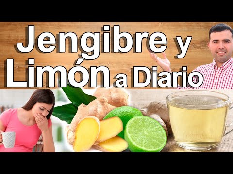 Infusion de jengibre y limon en ayunas