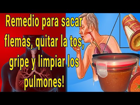 Jarabe para expulsar flemas de los pulmones