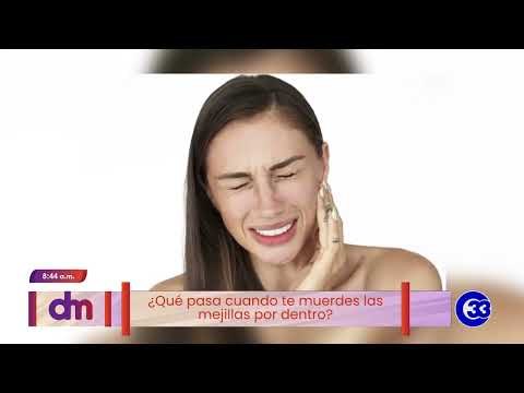 Morderse el labio por dentro sin querer