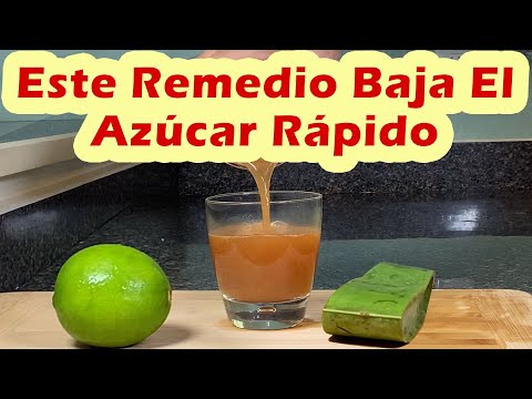 Remedio casero para bajar el azucar de inmediato