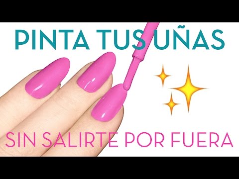 Como pintar las unas sin salirse