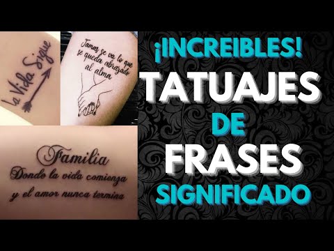 Frases de tatuajes de la vida