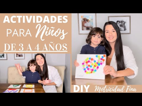 Actividades para ninos de 3 a 4 anos