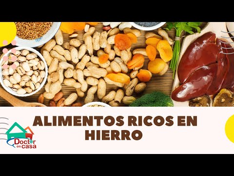 Lista de alimentos ricos en hierro