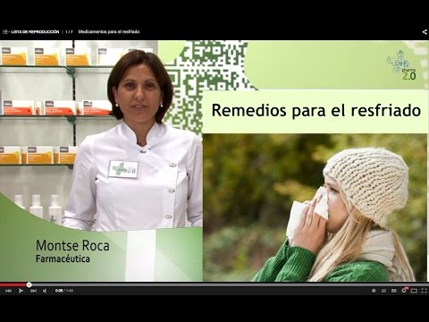 Lista de medicamentos para el resfriado