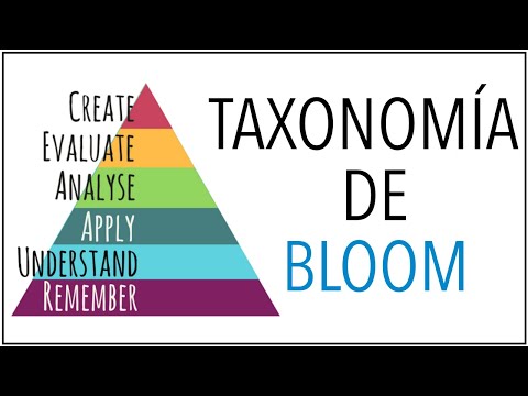 Que es la taxonomia de bloom