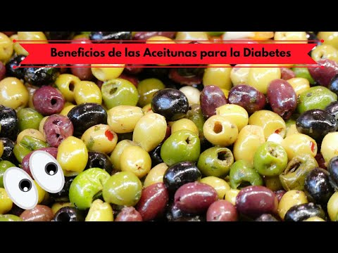 Las olivas son buenas para la diabetes