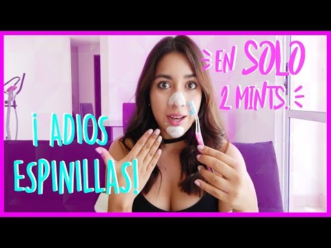 Como quitar espinillas en 5 minutos