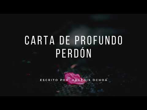 Cartas de perdon por mi actitud