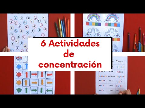 Actividades para trabajar la atencion en infantil