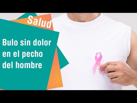 Bulto en el centro del pecho hombre