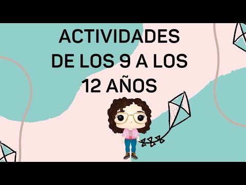 Actividades para ninos de 10 a 12 anos