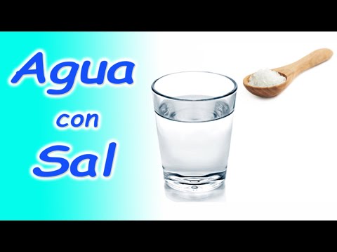 Enjuagues de agua con sal para cicatrizar