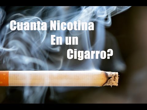 Cantidad de nicotina por marca de tabaco