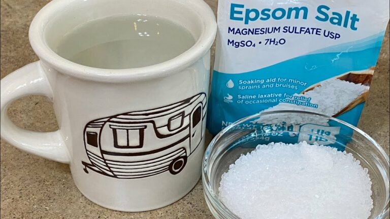 Como tomar sal de epsom para purgar