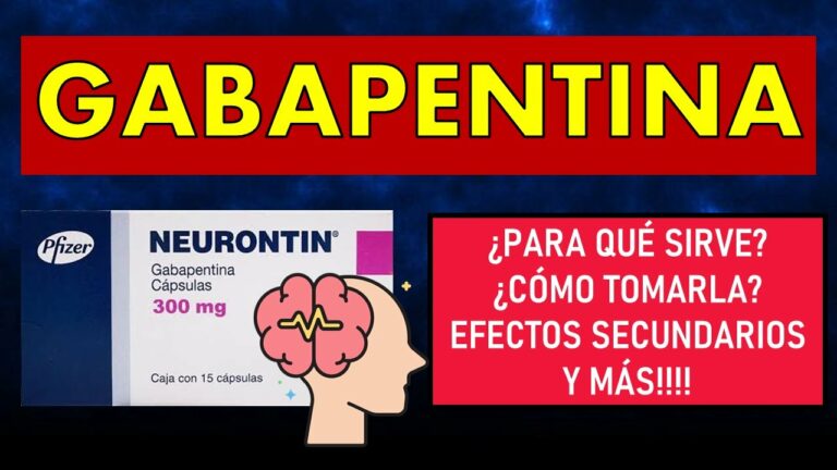 Gabapentina efectos secundarios a largo plazo