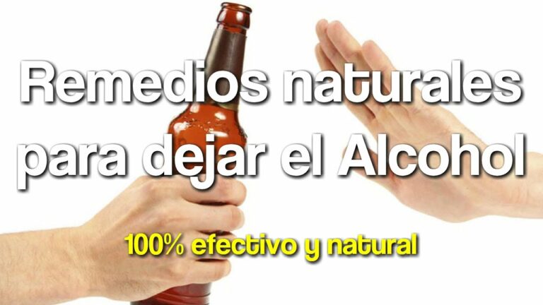 Pastillas naturales para dejar de beber alcohol