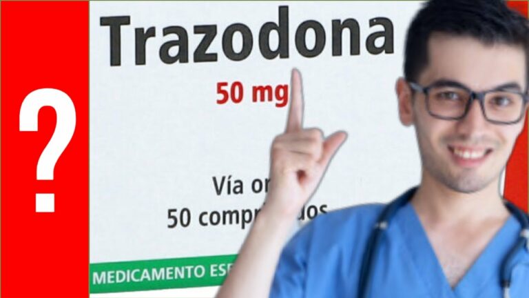 Trazodona 100 mg para que sirve